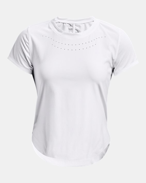 Damen UA PaceHER T-Shirt, White, pdpMainDesktop image number 6